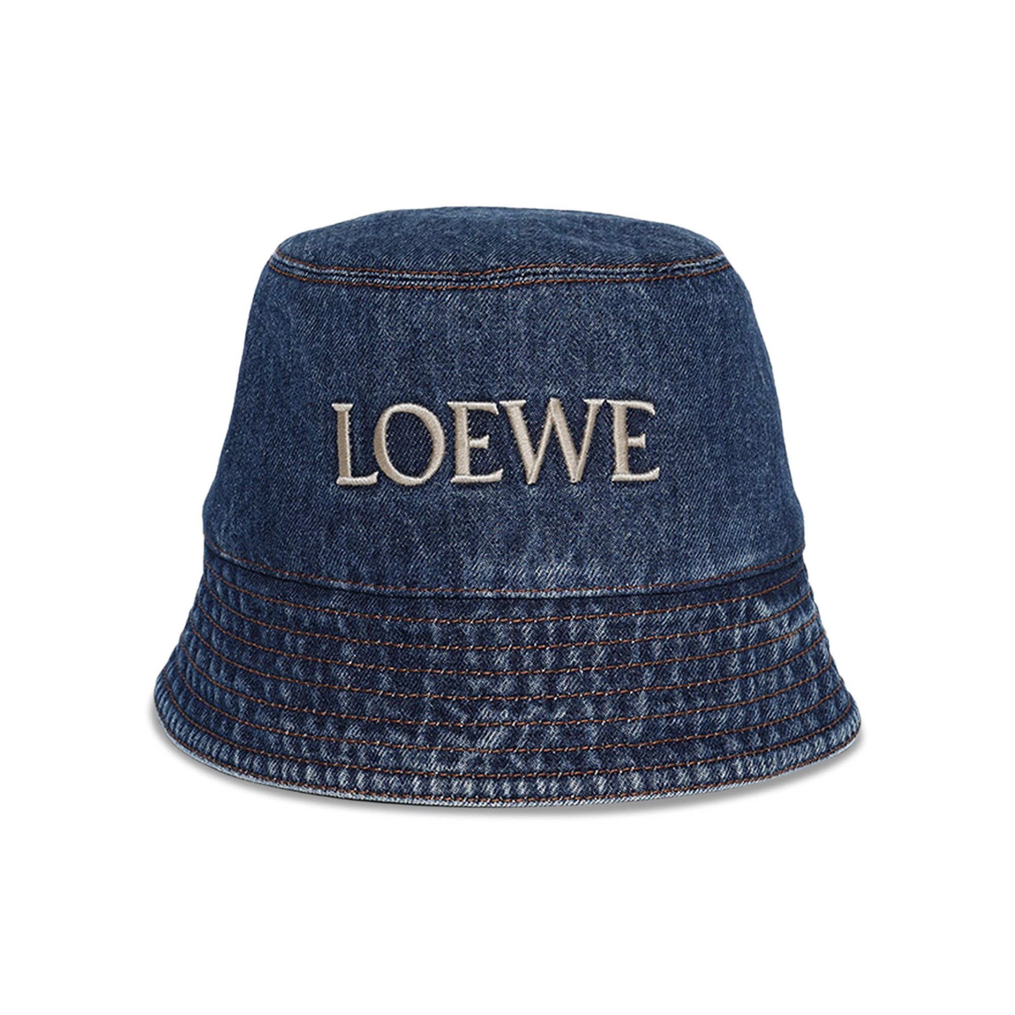 LOEWE バケットハット デニムブルー LOEWE bucket hat in denim Blue - LOEWE