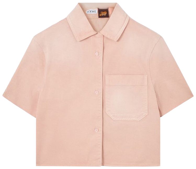Loewe Short Sleeve Shirt Light Pink