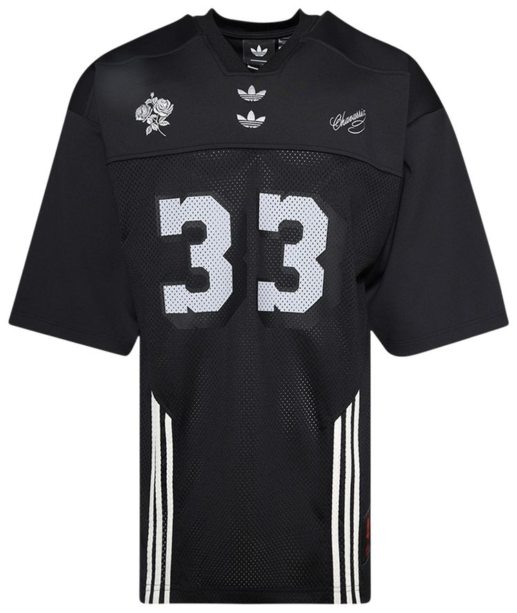adidas x Willy Chavarria Football Jersey Black