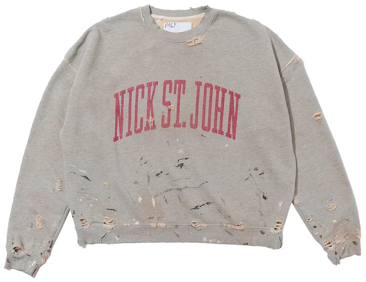 Paly Hollywood Nick St John Crewneck Grey