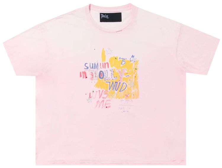 Paly Hollywood Sum 1 In Hollywud Luvs Me Tee Pink