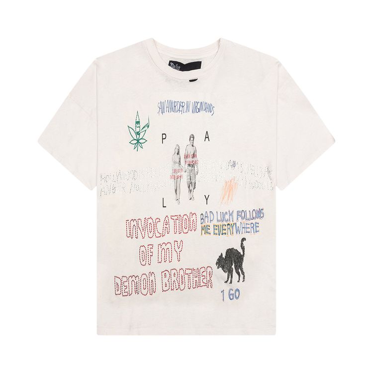 Paly Hollywood Bad Luck Tee White