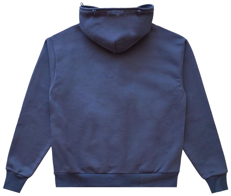 Aris Tatalovich Toggle Closure Hoodie Blue