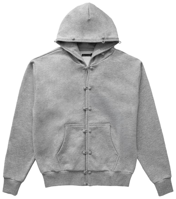 Aris Tatalovich Toggle Closure Hoodie Grey