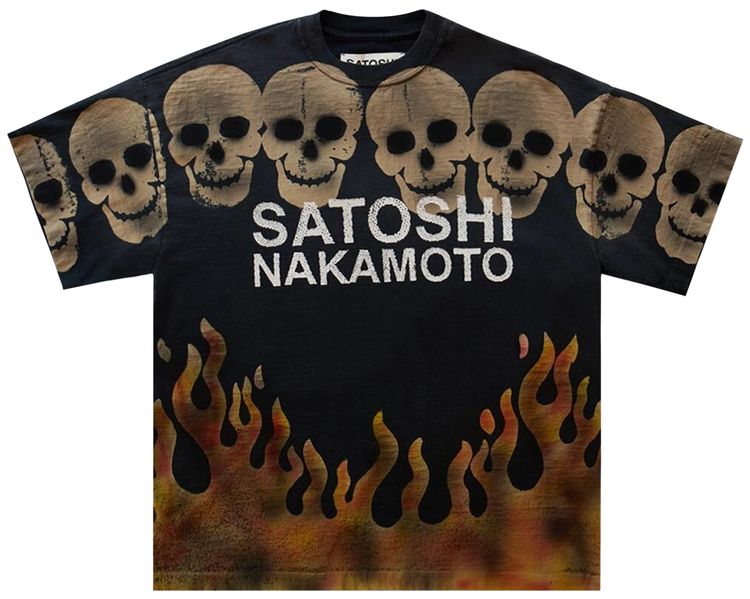Satoshi Nakamoto Lost Boys Tee Black