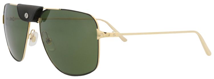 Cartier Aviator Sunglasses Ruthenium Grey