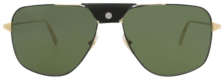 Cartier Aviator Sunglasses Ruthenium Grey