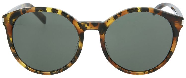 Saint Laurent Round Sunglasses NudeSilver