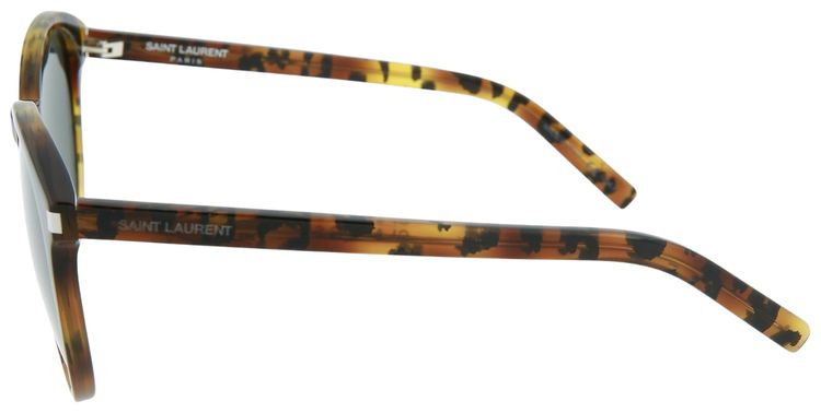 Saint Laurent Round Sunglasses NudeSilver