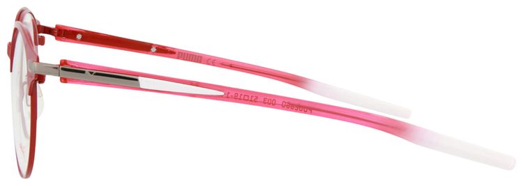 Puma Round Optical Glasses PinkTransparent