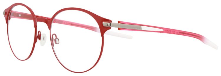 Puma Round Optical Glasses PinkTransparent