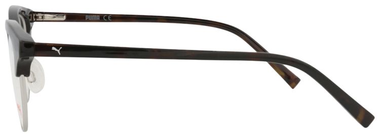 Puma Round Optical Glasses HavanaTransparent