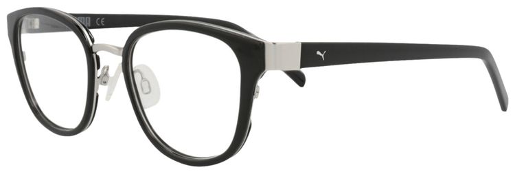 Puma Round Optical Glasses BlackTransparent