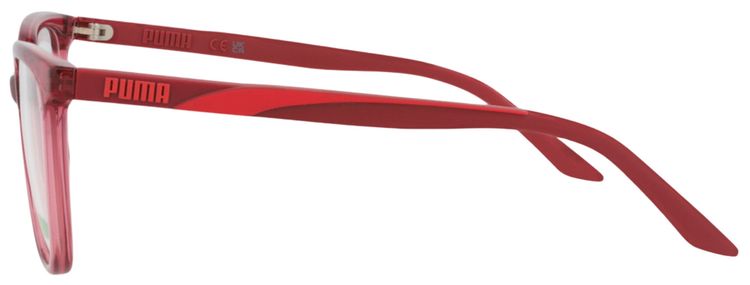 Puma Square Optical Glasses Fuchsia Burgundy