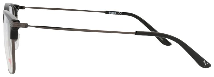 Puma Square Optical Glasses BlackRutheniumTransparent