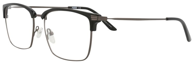 Puma Square Optical Glasses BlackRutheniumTransparent