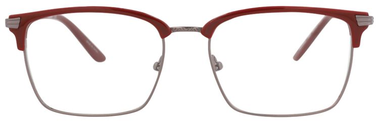 Puma Square Optical Glasses BurgundyRutheniumTransparent