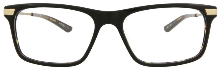 Puma Square Optical Glasses BlackGoldTransparent