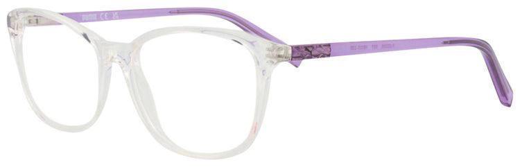 Puma Kids Square Optical Glasses Crystal VioletTransparent