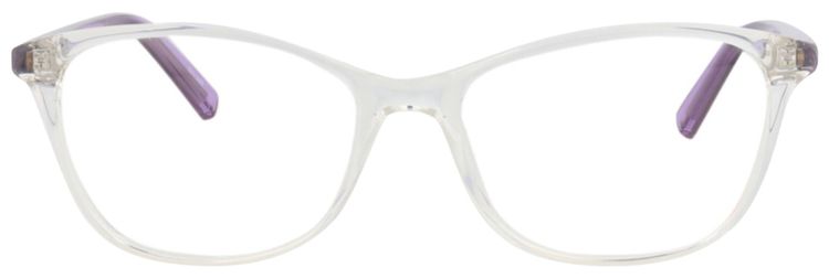 Puma Kids Square Optical Glasses Crystal VioletTransparent
