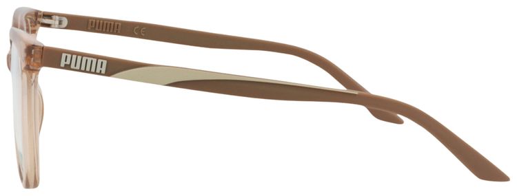 Puma Square Optical Glasses Nude Brown