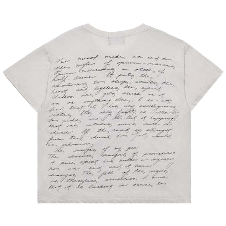 Enfants Riches Deprimes Pharmicists Daughter T Shirt Faded White