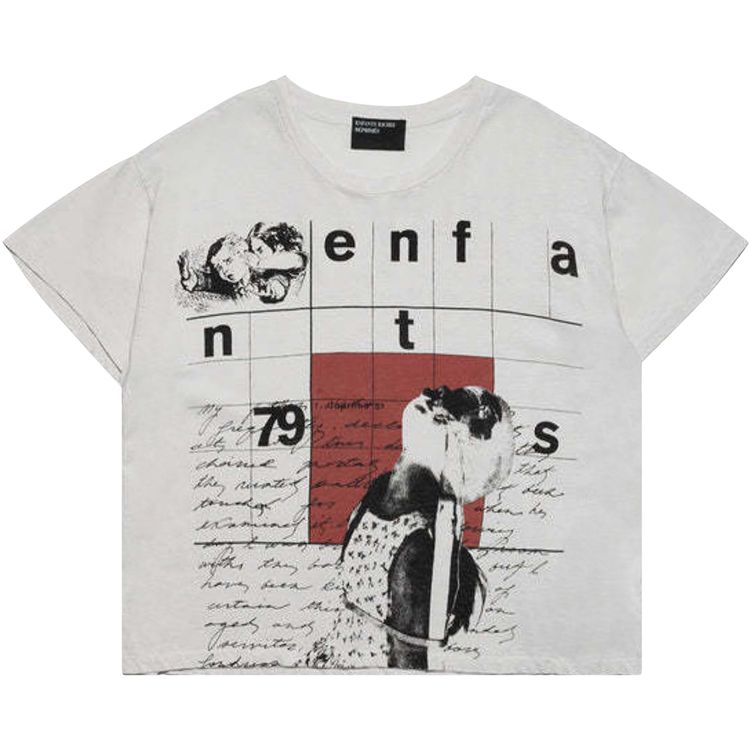 Enfants Riches Deprimes Pharmicists Daughter T Shirt Faded White
