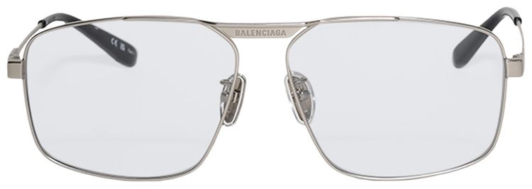 Balenciaga Rectangular Sunglasses Silver
