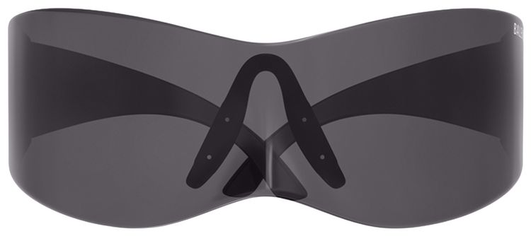 Balenciaga Mask Sunglasses Solid Grey