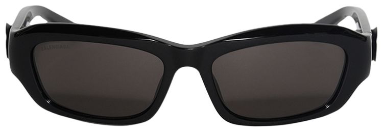 Balenciaga Rectangular Sunglasses Black