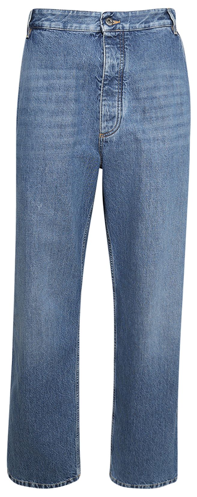 Bottega Veneta Rigid Denim Jeans Mid Blue