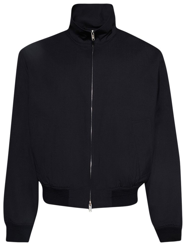 Bottega Veneta Fine Wool Blouson Midnight Blue