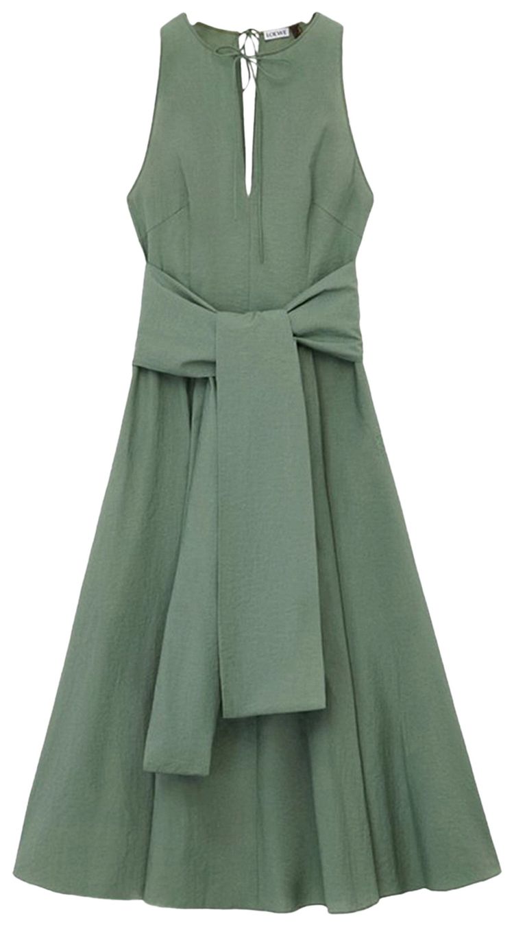 Loewe Wrap Dress Sage