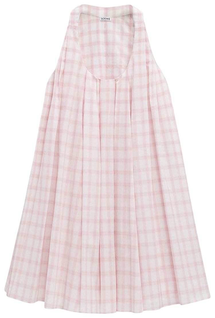 Loewe Trapeze Dress WhitePink