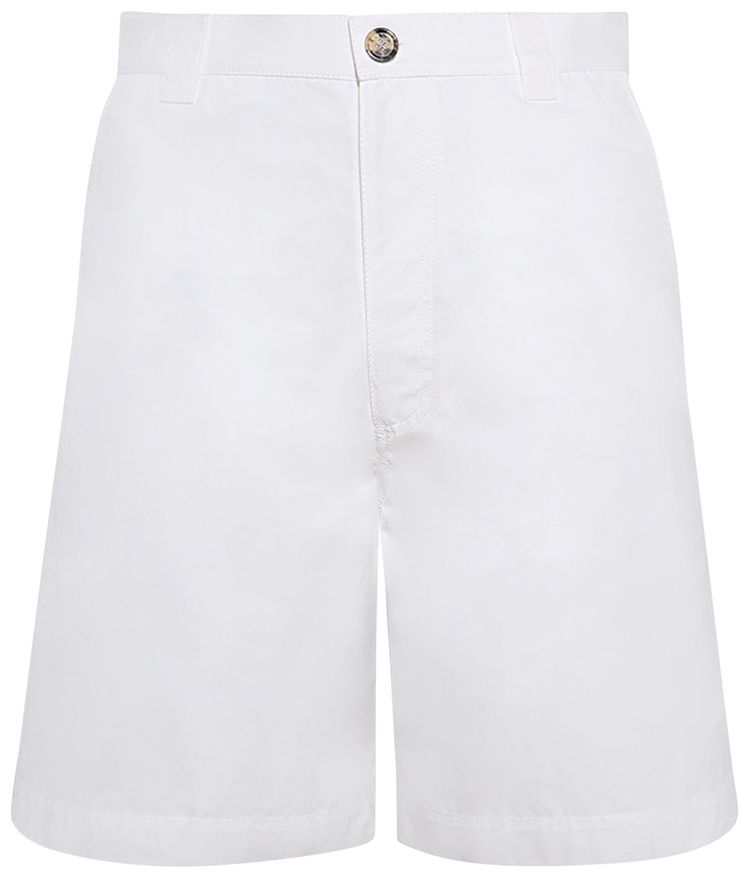 Marni Poplin Shorts Lily White