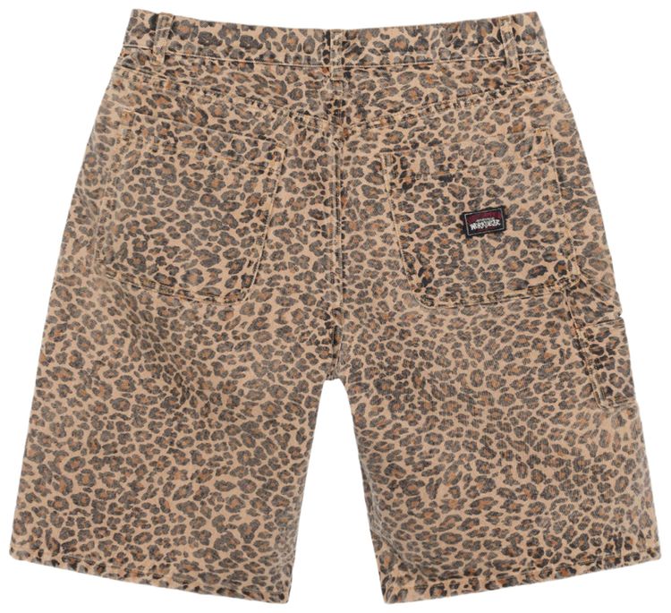 Stussy Denim Work Short Leopard