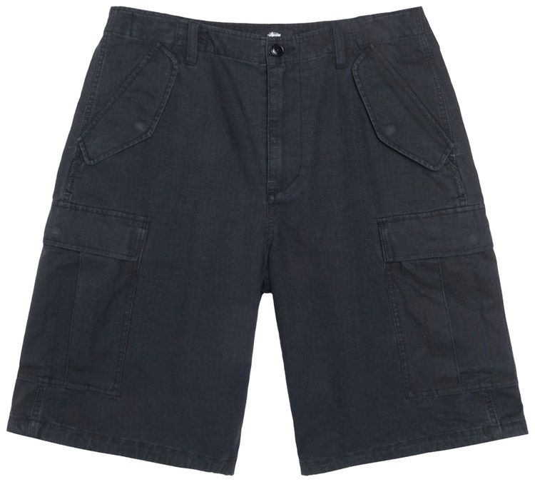 Stussy Cargo Short Ripstop Black