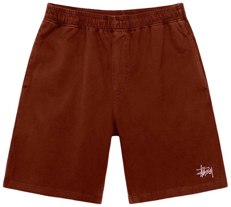 Stussy Heavy Jersey Short Wine