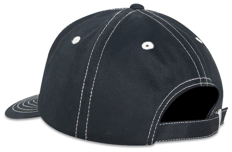 Stussy Mid Depth International Crown Strapback Black
