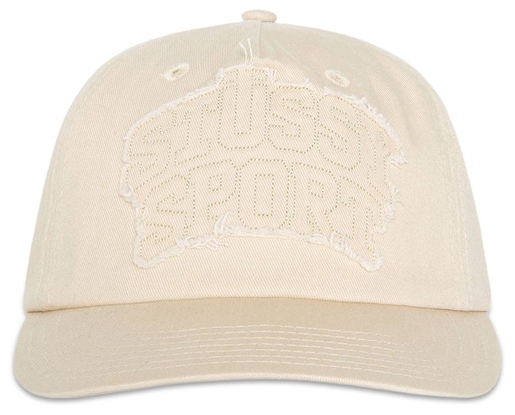 Stussy Mid Depth Sport Patch Snapback Sand