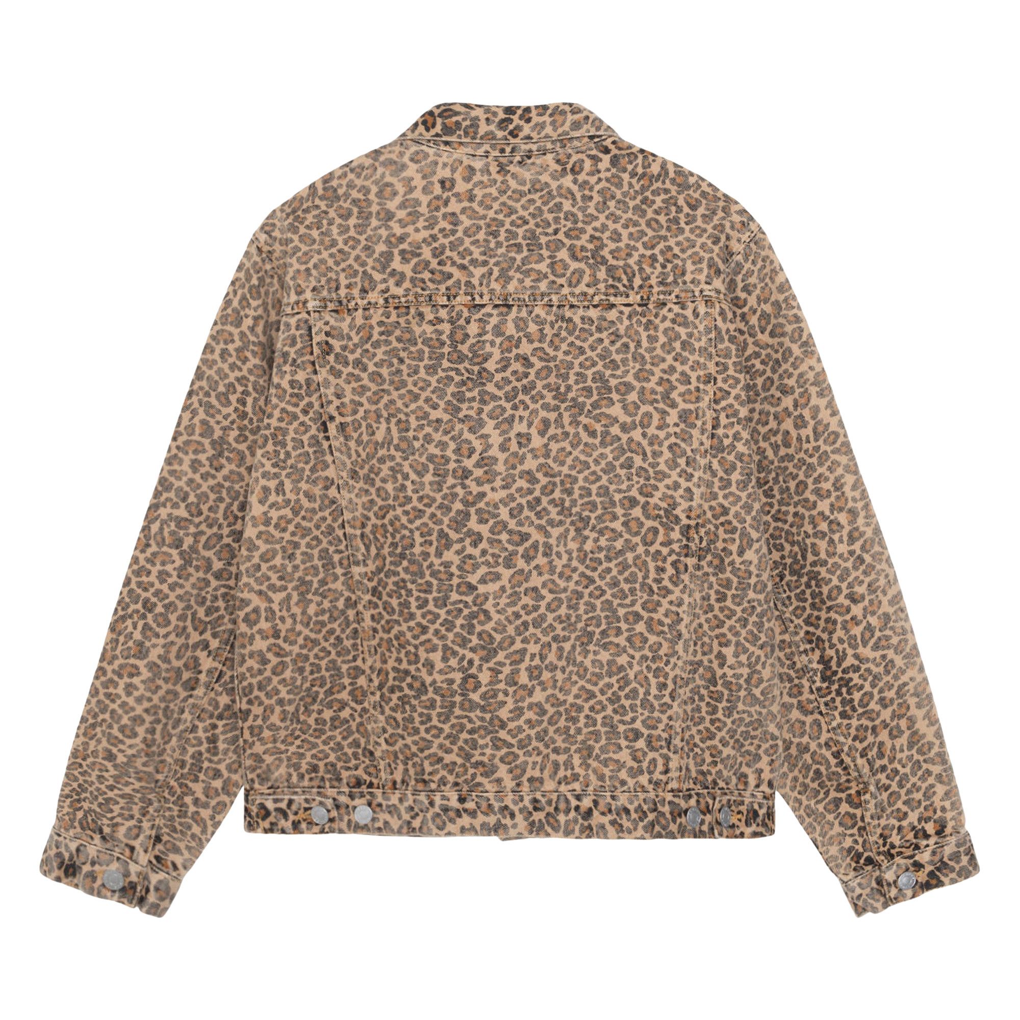 Stussy trucker jacket denim Mレオパード Trucker Jacket Denim – Leopard | Outerwear | Stüssy