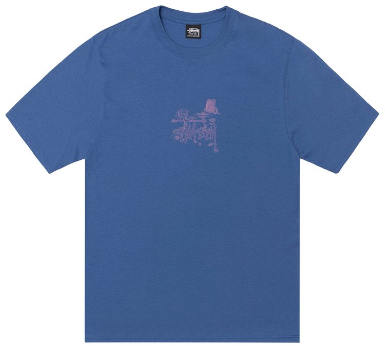 Stussy In Bloom Tee Blue