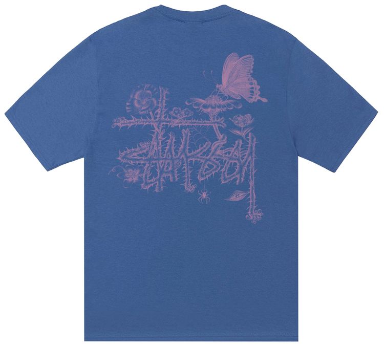 Stussy In Bloom Tee Blue