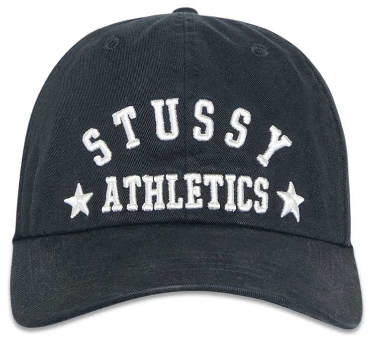 Stussy Low Profile Athletics Strapback Black
