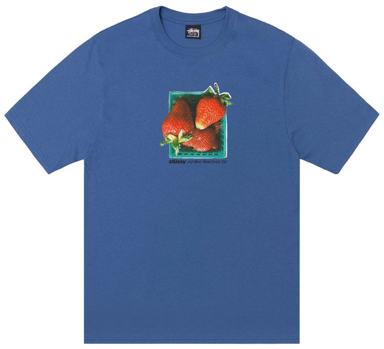 Stussy Berries Tee Blue