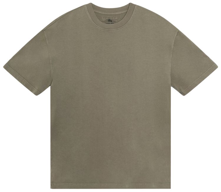 Stussy Garment Dyed Short Sleeve Tee Olive