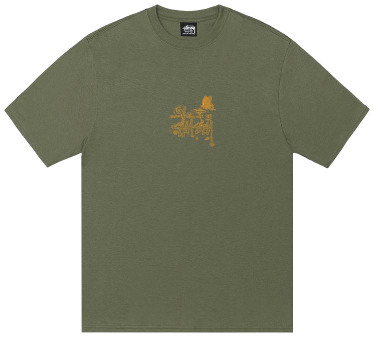 Stussy In Bloom Tee Olive