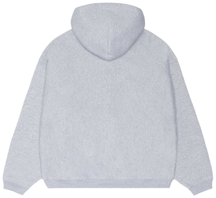 Stussy Varsity Zip Hoodie Grey Heather
