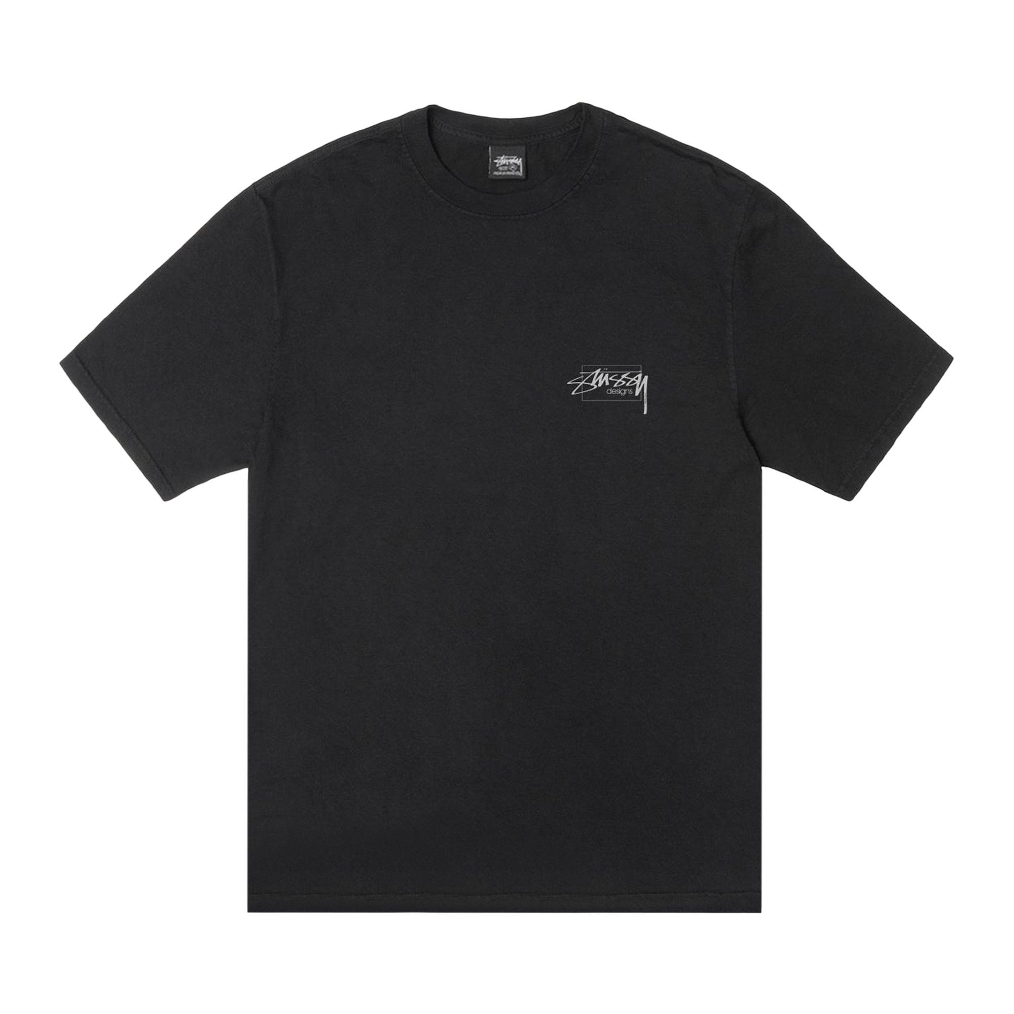 Buy Stussy Modern Age Tee Pigment Dyed 'Black' - 1905079 BLAC | GOAT