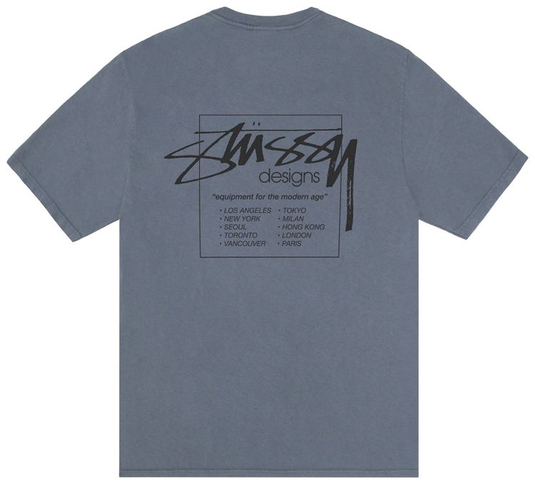 Stussy Modern Age Tee Pigment Dyed Navy